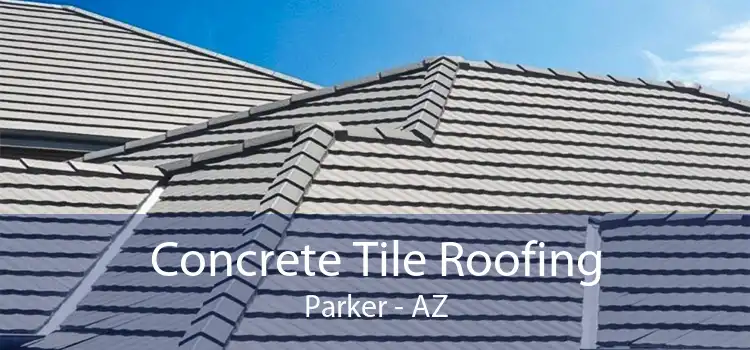 Concrete Tile Roofing Parker - AZ